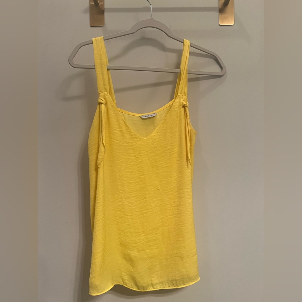 Yellow Naked Zebra Tank